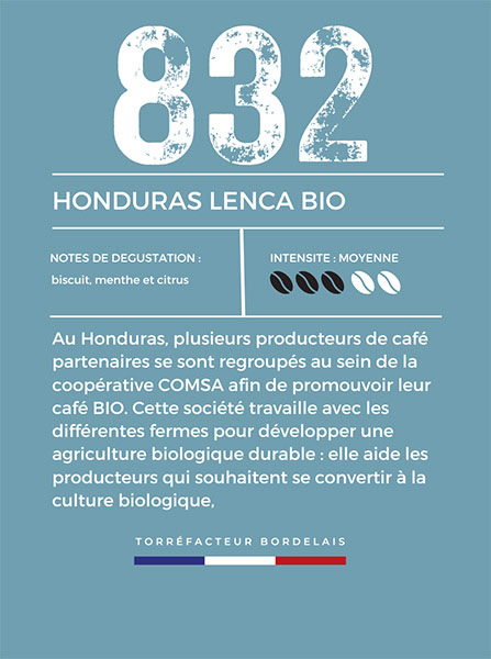 café honduras lenca bio 832