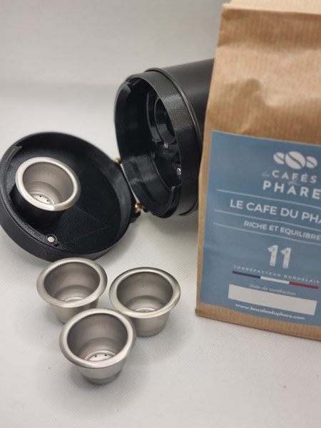 coffret capsules café réutilisables rechargeables